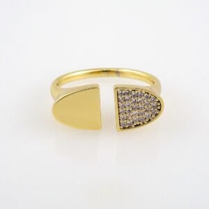 Woman Ring/ Anillos Damas/   14K Real Color/  Zircon Stone/ Ajustables// R100