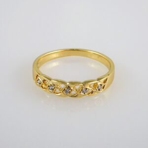 Woman Ring/ Anillos Damas/   14K Real Color/  Zircon Stone// R096