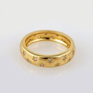 Woman Ring/ Anillos Damas/   14K Real Color/  Zircon Stone// R106