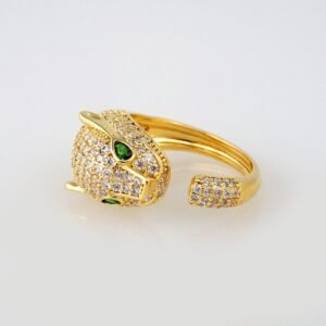 R148 Ring - Anillos - 14K Real Color - Zircon Stone - Ajustable