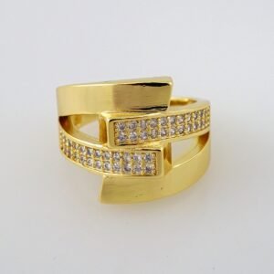 Women Ring/ Anillos Damas/  14K Real Color/ Zircon Stone// R238