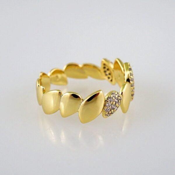 Women Ring/ Anillos Damas/  14K Real Color/ Zircon Stone// R284 - Image 2