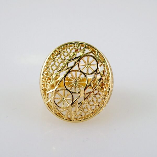 Women Ring/ Anillos Damas/  14K Real Color/  Plain// R430