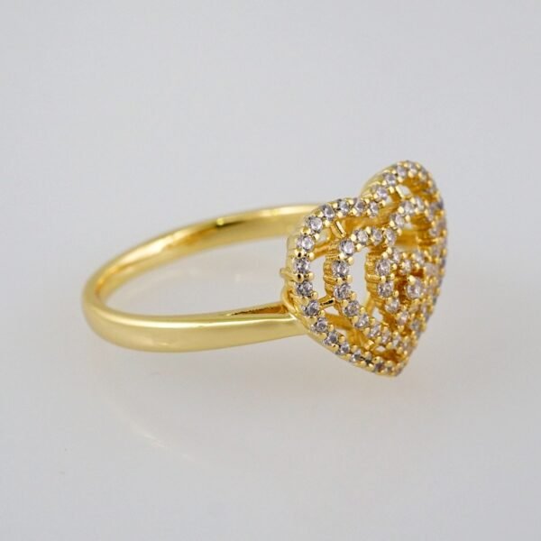 Women Ring/ Anillos Damas/  14K Real Color/  Zircon Stone// R434 - Image 2