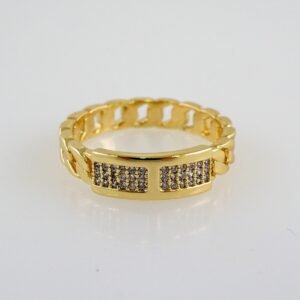 Women Ring/ Anillos Damas/  14K Real Color/ Zircon Stone// R440