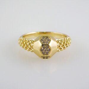 Women Ring/ Anillos Damas/  14K Real Color/ Zircon Stone// R450