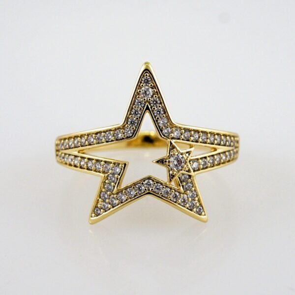 Women Ring/ Anillos Damas/  14K Real Color/  Zircon Stone// R455