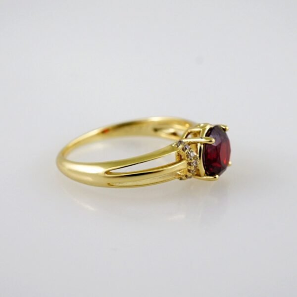 Women Ring/ Anillos Damas/  14K Real Color/  Zircon Stone// R457 - Image 2