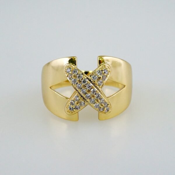Women Ring/ Anillos Damas/  14K Real Color/  Zircon Stone// R465