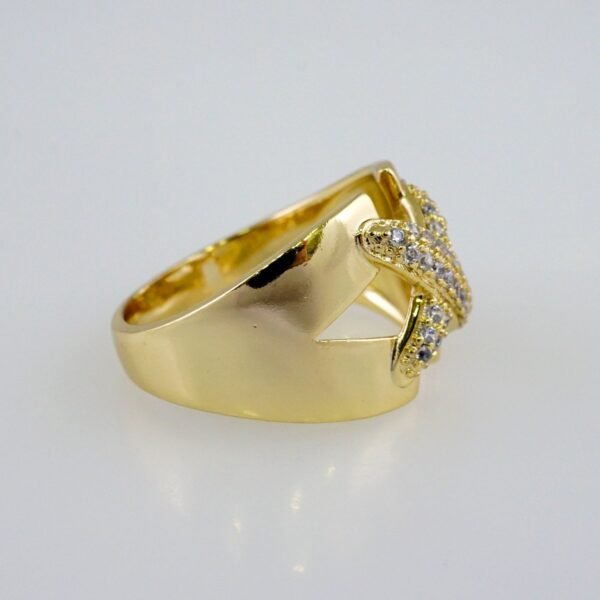 Women Ring/ Anillos Damas/  14K Real Color/  Zircon Stone// R465 - Image 2
