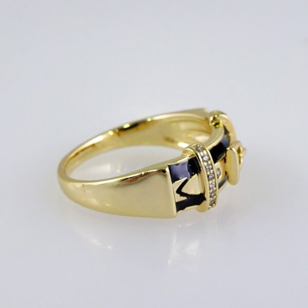 Women Ring/ Anillos Damas/  14K Real Color/  Zircon Stone// R481 - Image 2