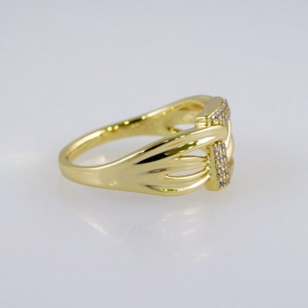 Women Ring/ Anillos Damas/  14K Real Color/  Zircon Stone// R484 - Image 2