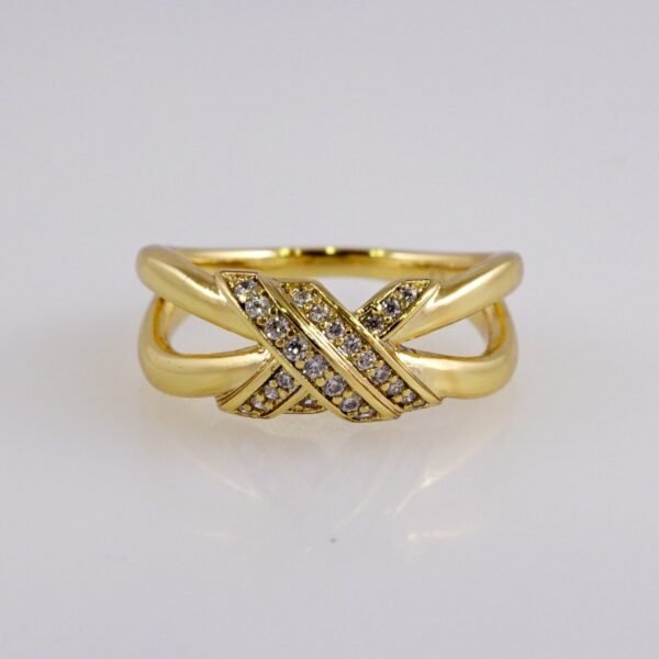 Woman Ring/ Anillos Damas/  14K Real Color/  Zircon Stone// R489