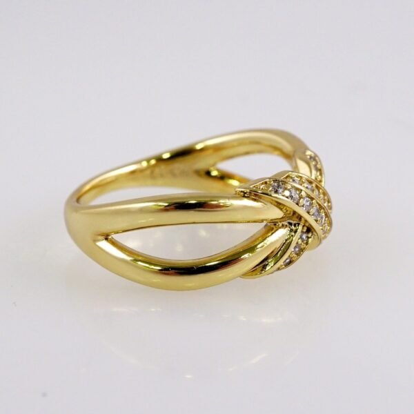 Woman Ring/ Anillos Damas/  14K Real Color/  Zircon Stone// R489 - Image 2