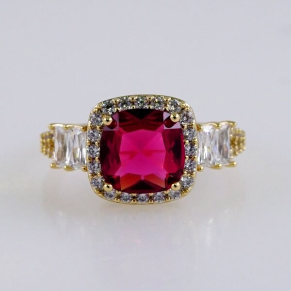 Woman Ring/ Anillos Damas/  14K Real Color/  Zircon Stone// R499