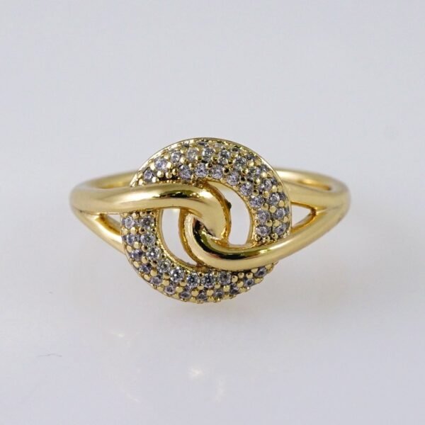 Woman Ring/ Anillos Damas/  14K Real Color/  Zircon Stone// R504