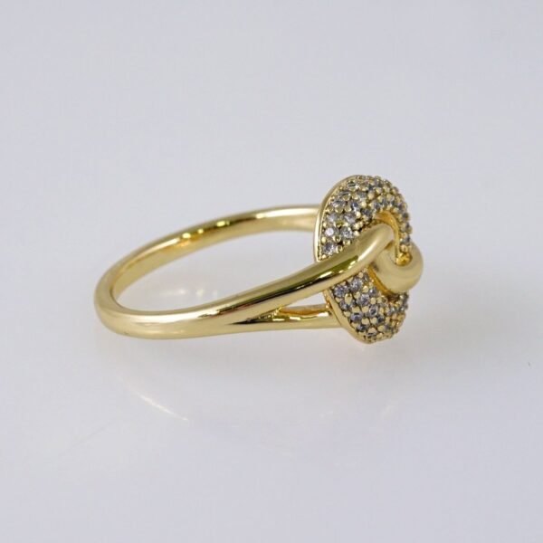 Woman Ring/ Anillos Damas/  14K Real Color/  Zircon Stone// R504 - Image 2