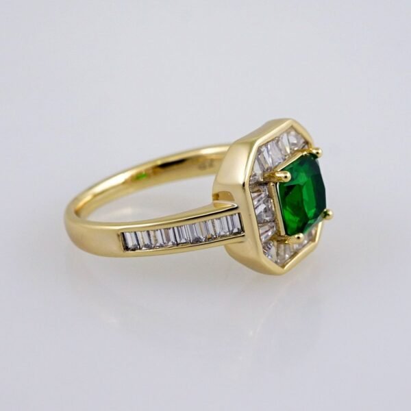 Woman Ring/ Anillos Damas/  14K Real Color/  Zircon Stone// R508 - Image 2