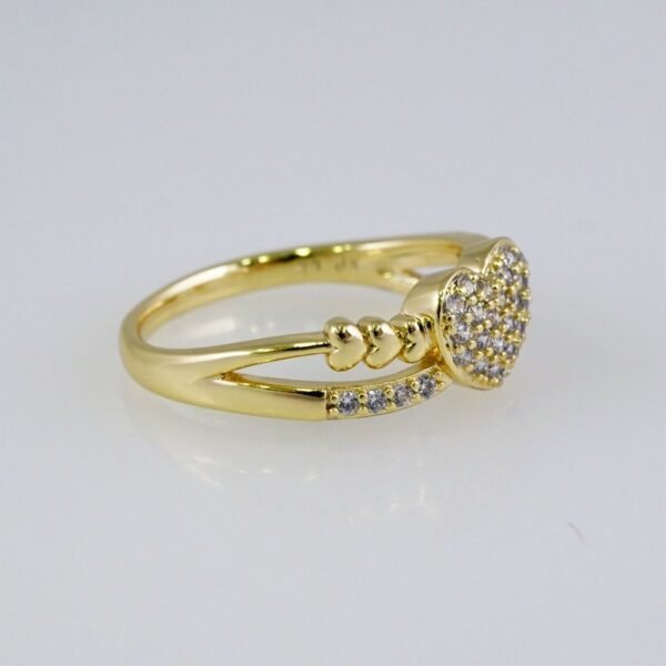 Woman Ring/ Anillos Damas/  14K Real Color/  Zircon Stone// R523 - Image 2