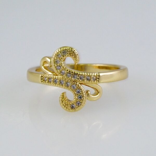 Woman Ring/ Anillos Damas/  14K Real Color/  Zircon Stone// R524