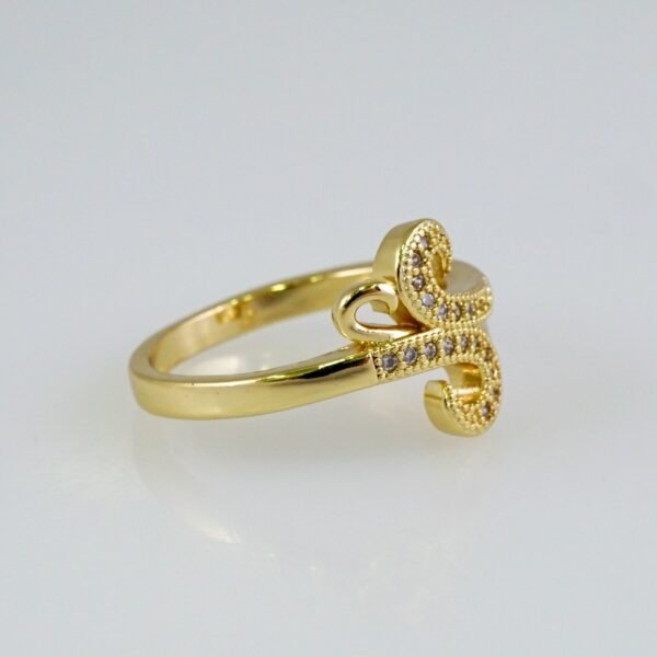 Woman Ring/ Anillos Damas/  14K Real Color/  Zircon Stone// R524 - Image 2