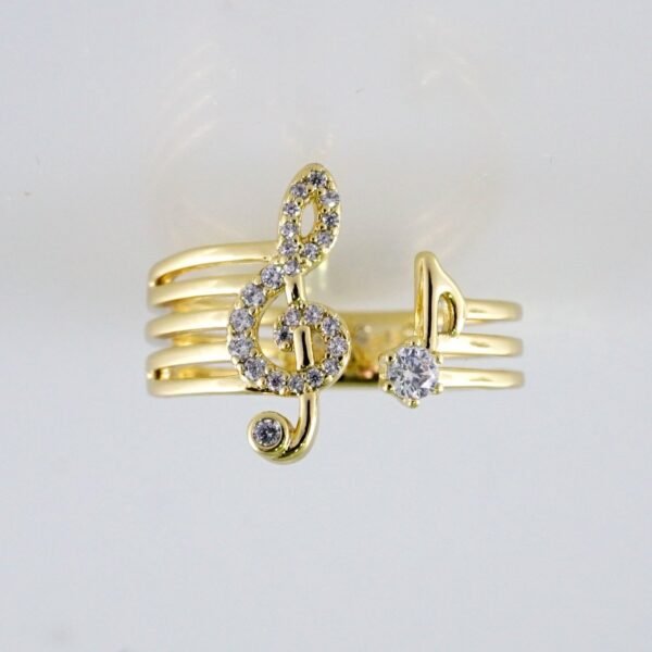 Woman Ring/ Anillos Damas/  14K Real Color/  Zircon Stone/ Ajustable// R527
