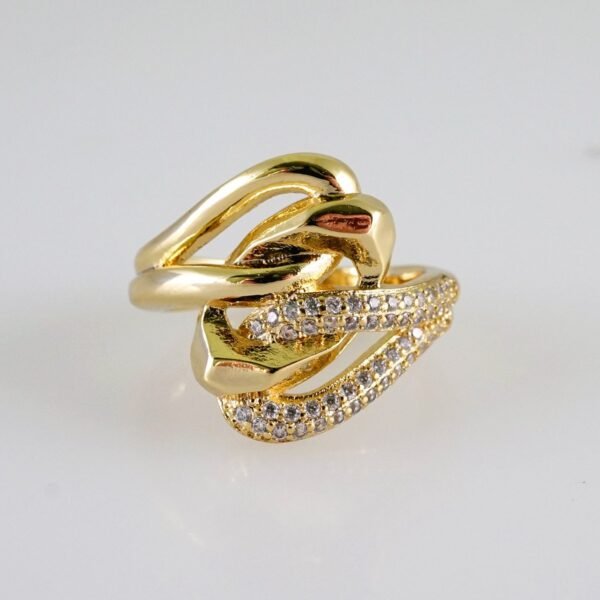 Women Ring/ Anillos Damas/  14K Real Color/  Zircon Stone// R548