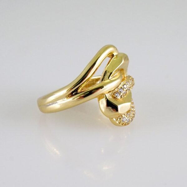 Women Ring/ Anillos Damas/  14K Real Color/  Zircon Stone// R548 - Image 2