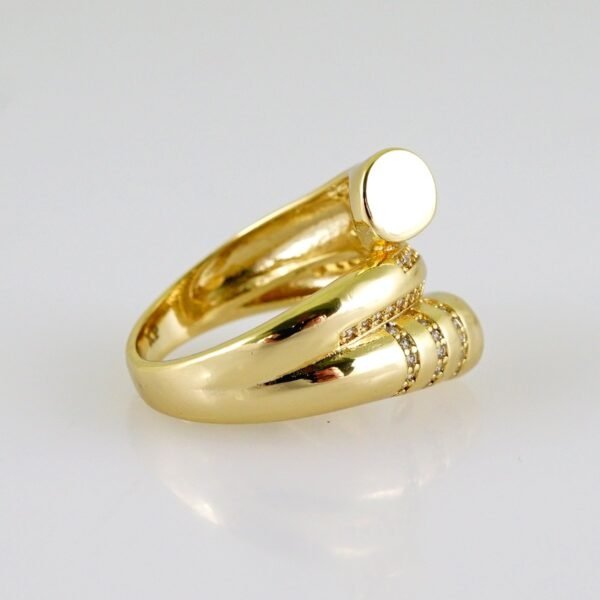 Women Ring/ Anillos Damas/  14K Real Color/  Zircon Stone// R553 - Image 2