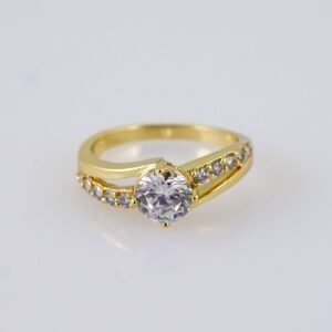 Women Ring/ Anillos Damas/  14K Real Color/ Zircon Stone// R568