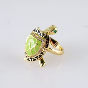 Women Ring/ Anillos Damas/  14K Real Color/ Zircon Stone// R577