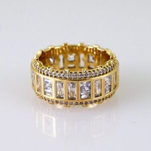 Women Ring/ Anillos Damas/ 14K Real Color/ Zircon Stone// R586