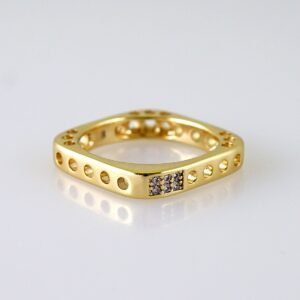 Women Ring/ Anillos Damas/  14K Real Color/ Zircon Stone// R587