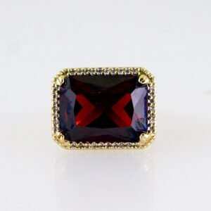 Women Ring/ Anillos Damas/ 14K Real Color/ Zircon Stone// R620
