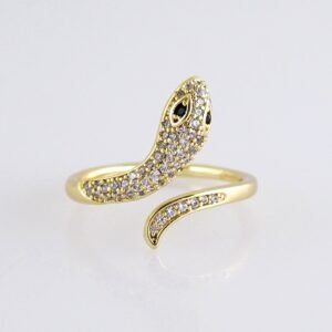 Women Ring/ Anillos Damas/ 14K Real Color/ Zircon Stone// R624