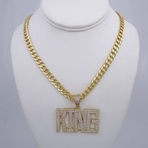 Cadenas & Colgantes/ Chain /Pendants /  14K Real Color/  Zircon Stone/  8mmx60cm// SET1002