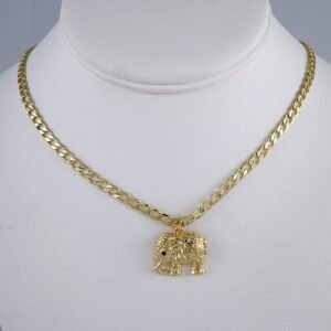 Cadenas & Colgantes/ Chain /Pendants /  14K Real Color/  Zircon Stone/  4mm// SET1007