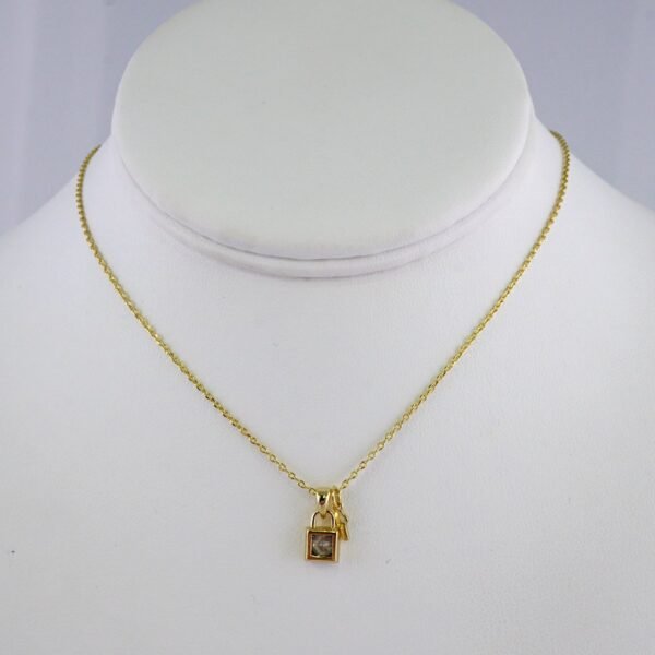 Cadenas & Colgantes/ Chain /Pendants /  14K Real Color/  Zircon Stone/  2mmx45cm// SET1010