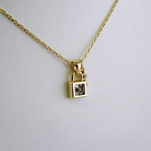 Cadenas & Colgantes/ Chain /Pendants /  14K Real Color/  Zircon Stone/  2mmx45cm// SET1010 - Image 2