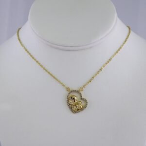 Cadenas & Colgantes/ Chain /Pendants /  14K Real Color/  Zircon Stone/  2mmx45cm// SET1011