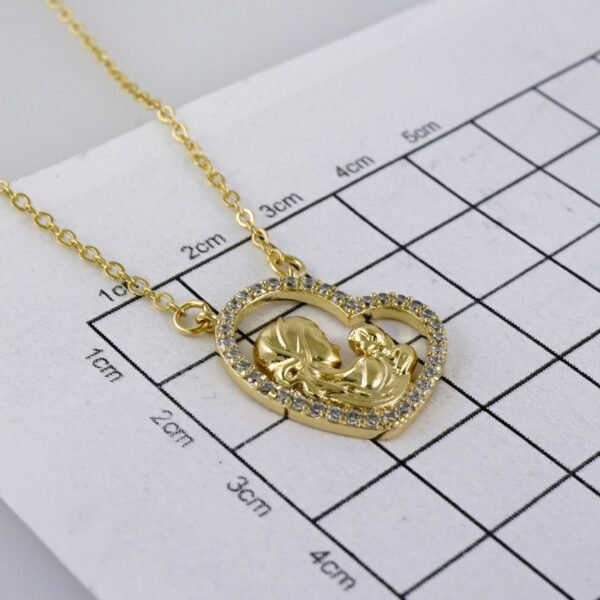 Cadenas & Colgantes/ Chain /Pendants /  14K Real Color/  Zircon Stone/  2mmx45cm// SET1011 - Image 3