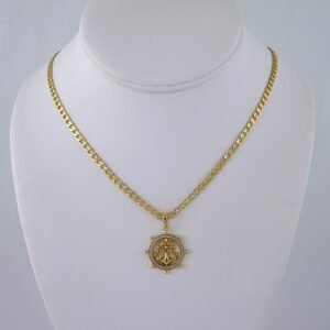 Cadenas & Colgantes/ Chain /Pendants /  14K Real Color/  Zircon Stone/  3mm// SET1030