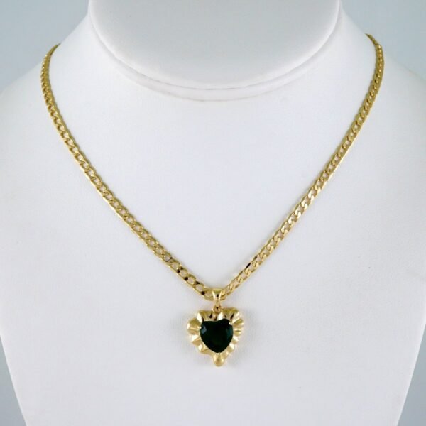 Cadenas & Colgantes/ Chain W/Pendants /  14K Real Color/  Zircon Stone/  3mmx45cm// SET1052
