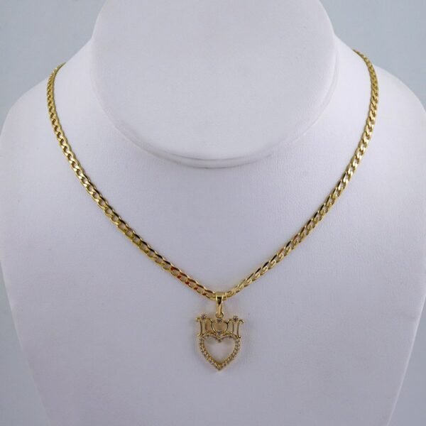 Cadenas & Colgantes/ Chain W/Pendants /  14K Real Color/  Zircon Stone/  3mmx45cm// SET1059