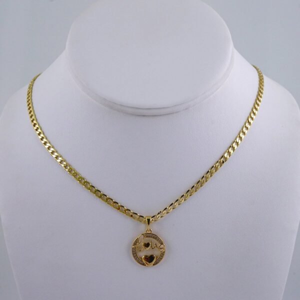 Cadenas & Colgantes/ Chain W/Pendants /  14K Real Color/  Zircon Stone/  3mmx45cm// SET1065