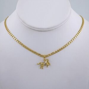 Cadenas & Colgantes/ Chain /Pendants /  14K Real Color/  Zircon Stone/  3mmx45cm// SET1096