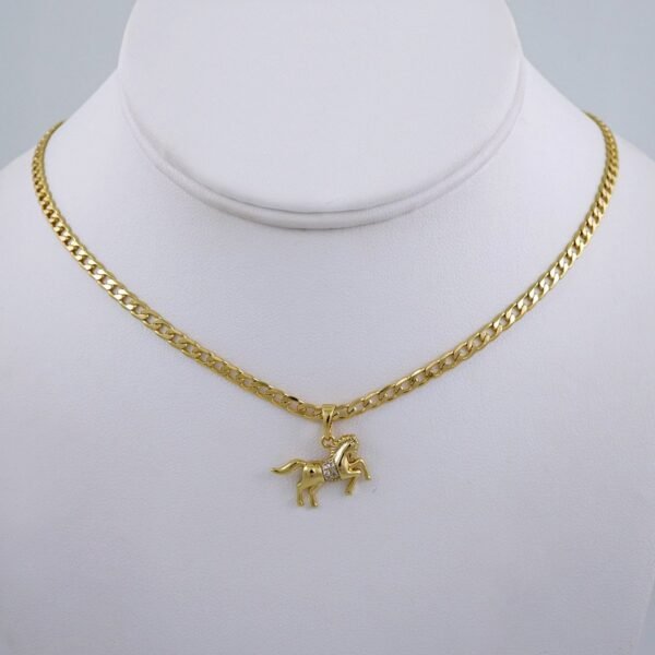Cadenas & Colgantes/ Chain /Pendants /  14K Real Color/  Zircon Stone/  3mmx45cm// SET1096