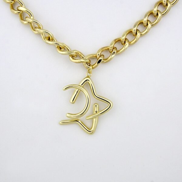 Cadenas & Colgantes & Pulsera/ Chain W & Pendants & Bracelets/ 14K Real Color/ Plain// SET111 - Image 2