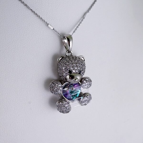 Cadenas & Colgantes/ Chain/Pendants /  Silver Color/  Zircon Stone/  2mmx45cm// SET1114 - Image 2