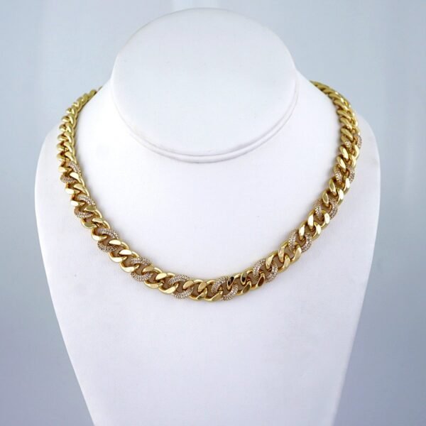 Gargantilla / Choker /  14K Real Color/  Zircon Stone/ 8mmx45cm// SET1170